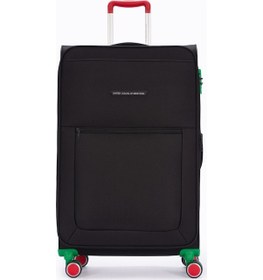 Resim United Colors Of Benetton Ultra Light Kumaş Büyük Boy Valiz Siyah Bnt2800 Siyah 