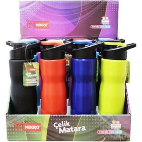 Resim Mikro Mt 2628-12 750Ml Çelik Matara 