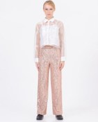 Resim Kız Çocuk Tül Bluzlu 2 Li Gömlek-14180-ekru Ekru 