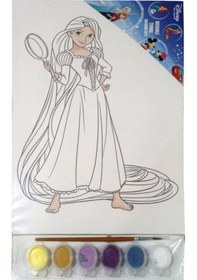Resim Ponart Rapunzel Baskılı Tuval 25x35cm Twd-c104 The Walt Disney 