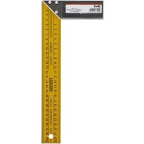 Resim PremiumPort Çelik Gönye Cetvel 300 Mm, Hassas Ölçüm ve Dayanıklı Tasarım 