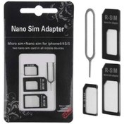 Resim Sim Kart Adaptör Set Artı Sim Kart Çıkartma Iğnesi 