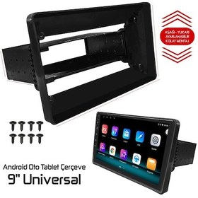 Resim Navex 9'' Android Oto Tablet Çerçevesi Universal Ayarlanabilir 