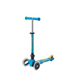 Resim Micro Mini Micro Deluxe Foldable Led Ocean Blue Unisex Çocuk Scooter 