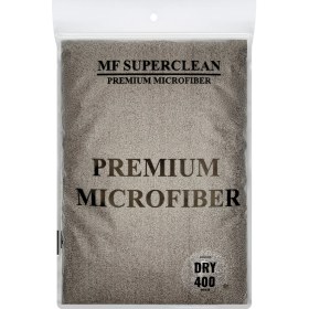 Resim Superclean Mikrofiber Oto Kurulama Havlusu 50 x 70 cm 400 Gsm Overloklu 