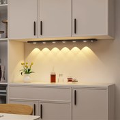 Resim 1 adet Hareket Sensörlü Dolap Lambası Otomatik Açma/Kapama, USB Şarj Edilebilir Dolap Aydınlatması, Hareket Algılama ile Dimmable LED Dolap Lambası, Mutfak, Banyo, Ofis, Merdivenler için - Enerji Tasarruflu Dolap Alt Dolap Aydınlatması (Beyaz/Siyah), Ev Dekor Aydınlatması, Şık Tasarım, Dayanıklı Yapı, Akıllı Aydınlatma, Ev Düzenleyicileri, Banyo Aydınlatması, Modern Dekoratörler, Alan Tasarrufu Aydınlatması, Verimli Aydınlatma, Kaliteli Aydınlatma, Yüksek Kaliteli Kaplama, Algılama Teknolojisi 