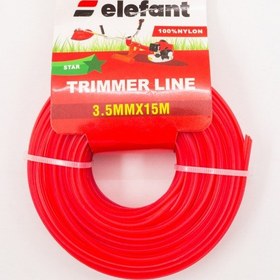 Resim Elefant Tırpan Misinası Motorlu Tırpan Yıldız Misina 3,5mm X 15 Metre 
