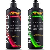 Resim Netfer 2'li Orta Pasta Cila Set - 2x1 L 