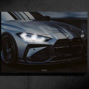 Resim MW M4 Competition Araba Poster (Neon) 