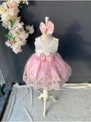 Resim Petite Ponpon Baby Kız Bebek Yenidoğan Mevlüt Elbisesi Bebek Hediyelik Mevlütlük Elbise 