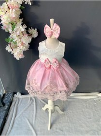 Resim Petite Ponpon Baby Kız Bebek Yenidoğan Mevlüt Elbisesi Bebek Hediyelik Mevlütlük Elbise 