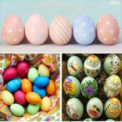Resim 1/3/4/5/6 Paket Gerçekçi Zıplayan Yumurtalar - Yenilmez Şaka Oyuncakları, Yıkanabilir Boyanabilir Evcil Hayvan Oyuncakları, Renkli Çizgili ve Çiçekli Desenlerle Paskalya, Doğum Günü & Noel Partisi Hediyeleri için Fildişi Beyaz, Yaratıcı Parti Hediyesi, Küçük Oyuncaklar, Şaka Hediyeleri, Dekoratif Yumurtalar, Renkli Tasarımlar, Noel İçin En İyi 