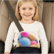 Resim SS Oto Çocuk Emniyet Kemeri Düzenleyici Ve Tutucu Emniyet Kemer Pedi(ÇOK RENKLİ TOPLAR) Yumuşak kumaş 
