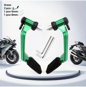 Resim Tongdashop Yeşil 2 Adet Cnc Motor Tutacak Koruma Çubuğu + İki Açılış Anahtarı Universal 