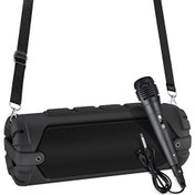 Resim New Rixing NR-6013 Taşınabilir Kablosuz Bluetooth Destekli Hoparlör - Siyah (Yurt Dışından) 