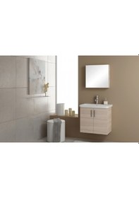 Resim Ece Banyo Slim Smart 60 Cm Banyo Dolap Seti 22Sss028060E 