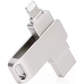 Resim 64gb Apple Uyumlu iPhone Usb Flash Bellek Otg Destekli Lightning Ve Usb Girişli Taşınabilir Hafıza-1351 