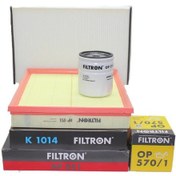 Resim Opel Astra H 1.6 Z16xep Benzinli Twinport Bakım Filtre Seti Filtron Marka 