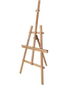 Resim Panda Ahşap Şövale - Resim Şövalesi Büyük Boy Çam 