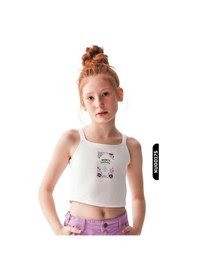 Resim Xo Kids Kız Çocuk Atlet 8-14 Yaş 36421 Ekru - Lila 