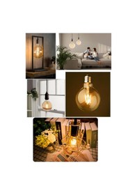 Resim Sylvanıa 7w 55w G125 Rustik Led Ampul 2500k 3 Adet - Filamentli Led Lamba 