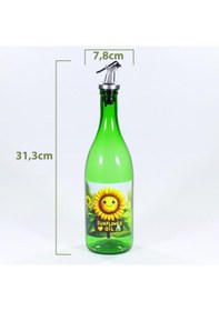 Resim Yağdanlık Sosluk Sirkelik Ay Çiçek Animasyon Çimen Yeşili 750 Ml Akıtıcılı 