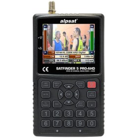 Resim Alpsat AS05PRO-AHD Satfinder 5 Görüntülü Uydu ve Kamera Bulucu 