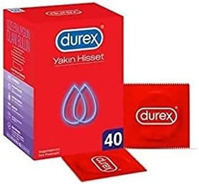 Resim Durex Yakın Hisset Kayganlaştırıcılı İnce Prezervatif 40’lı Ekonomik Avantaj Paket 