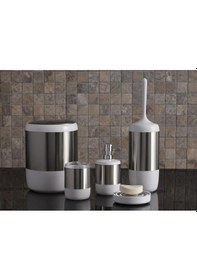 Resim Lima Xl Banyo Seti, Beyaz Siyah 
