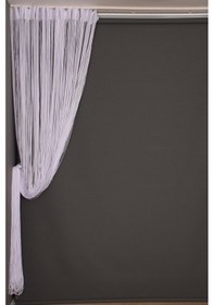 Resim DÜZ İP MODEL BEYAZ RENK HAZIR İP PERDE 300*270 Beyaz 