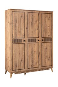 Resim Setay Ranza, Natural Ranza Karyola Masa 3 Kapaklı Dolap 