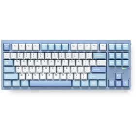 Resim MCHOSE GX87 Lite %80 TKL RGB Kablosuz Hotswap Blue Nano Spraying Mekanik Gaming Klavye (MC-GX87-A2) 