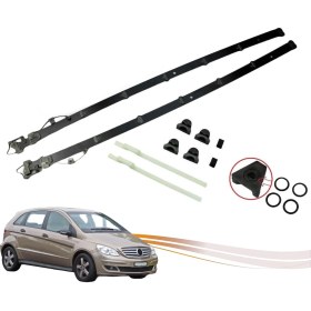 Resim İdeal Otomotiv Mercedes W245 2005-2011 B150 B160 B170 B180 B200 B F-Cell Için Sunroof Kızak & Klips Kit 
