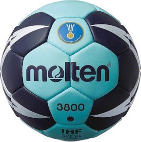 Resim Molten H3X3800 IHF Onaylı Dikişli Deri 3 No Hentbol Topu 