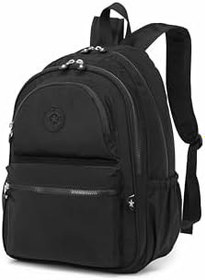 Resim Smart Bags 1050 Büyük Boy Sırt Çantası Krinkıl Kumaş Siyah 
