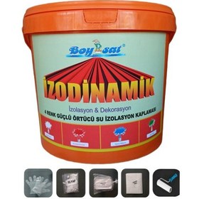 Resim İzodinamik 4 Renk Güçlü Örtücü Silikonlu Su İzolasyon Kaplaması 1 