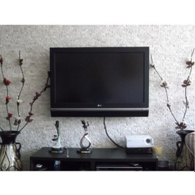 Resim Klasık Traverten Patlatma Taş 2.5X5 Cm Fileli 