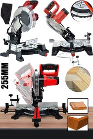 Resim STAXX POWER Staxx Premio Isınmaz Motor 255mm Hassas Kesim Açılı Gönye Kesme Makinesi 3500W 