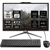 Resim Msı Pro AP222T Intel Core I5 13400 64GB 512GB SSD 21.5" Fhd Windows 11 Home Multi-Touch All In One Bilgisayar & Per4 USB Bellek 13M091XEUP397 