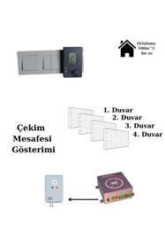 Resim snk mühendislik Kablosuz Oda Termostatı SNK OB1 (GRİ) 