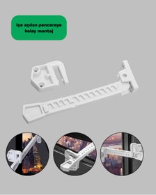 Resim fantastik store Emniyet Amaçlı Pencere Açılma Sınırlayıcı Aparat 2 Adet - Lisinya 