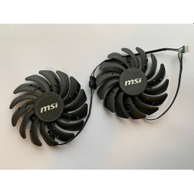Resim Msı Radeon Rx 5600 5700 Xt Pld09210S12Hh Rx5700 Rx5600 Mech Fan 