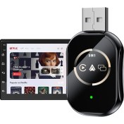 Resim EverBox Q1 3in1 Kablosuz Carplay Adaptörü | Ekran Yansıtma Telefon Kontrolü | Sadece Android Telefonlar Için 