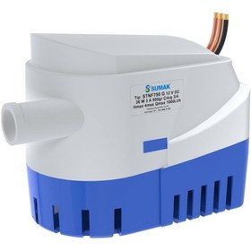 Resim Sumak Stnf750g Sintine Dalgıç Pompa 4 Mss 1000 Litre-H 12 Volt -O 