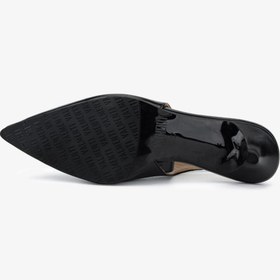 Resim Valmenti Kadın Hakiki Deri Siyah Slingback Ayakkabı VLM7263 - 36 
