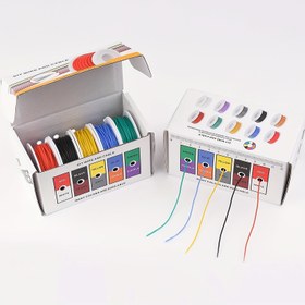 Resim 28 AWG Örgülü Elektrik Kablosu 28 Gauge Kalaylı Bakır Teller Esnek Bağlantı Teli Seti Çap: 1.2mm, 5 Renk Her Birinde 32.8ft/10m, DIY/Otomotiv/Ev/Elektrik Dağıtımları İçin, Otomotiv Kablosu, Tel İpi, Araba Kablosu, Otomotiv Elektrik Kablosu, Kablo Bağlantı Elemanları, Elektrik Kablosu, Otomobil Elektrik Kablosu, Otomotiv Kablolama, Otomatik Kablo, Kablo Teli, Kablo Bağlantısı, Kalaylı Tel, Kablo Demeti, Elektrik Kablosu Bağlantı Elemanları, Araç Elektrik Kablosu, Kablolar 