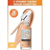 Resim Maybelline New York Super Stay Skin Tint Fondöten 40 30ml 