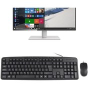 Resim Kb-8377 Usb Kablolu Klavye Mouse Seti Siyah 