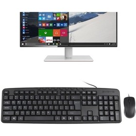 Resim Kb-8377 Usb Kablolu Klavye Mouse Seti Siyah 