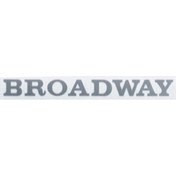 Resim Broadway Kağıt Yazı Eski Model. Açık Gri 